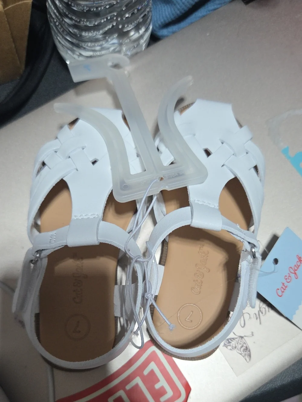 Cat & Jack White Kids Fisherman Sandals - Unbranded